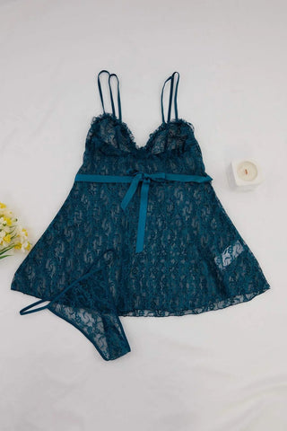 Babydoll spavaćica TBBSS26DH00012 - petrol [djesi-src-cd2b7e4a4b3081527b48f0412be19ca93f107e5847f121b2419d8b282b46a779]