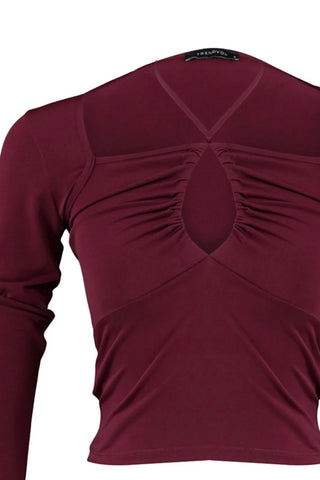 Bluze TWOAW23BZ00093 - bordo [djesi-src-3dd68e1197f6378c5ba12ed1283faaeee809ee6f50fa68b8e4d2cc1f5532a132]