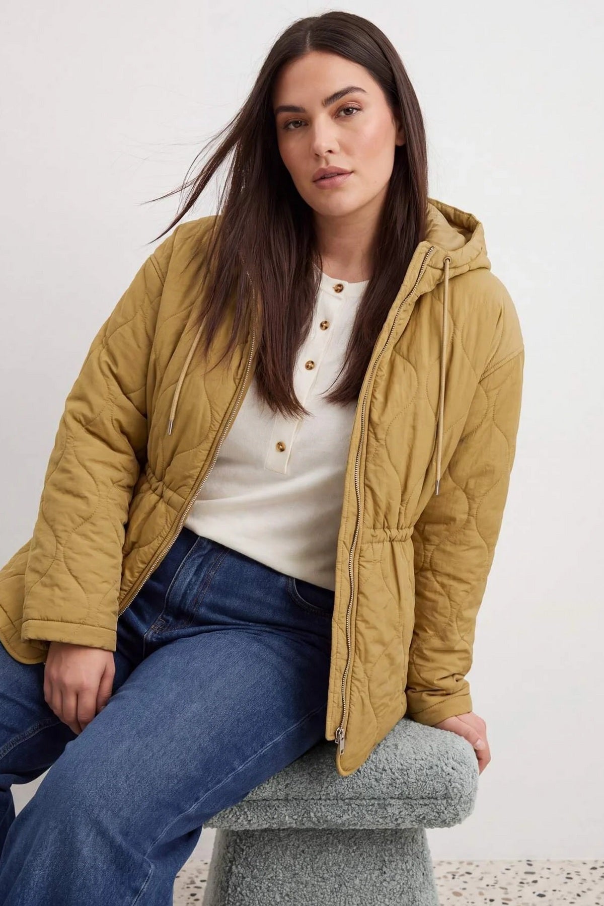Jakna TWOAW27AW00021 - khaki [djesi-src-d77d09a26322138112d7b9a46a7d473c3ca39f6406472bfbf181aad80039bcb5]