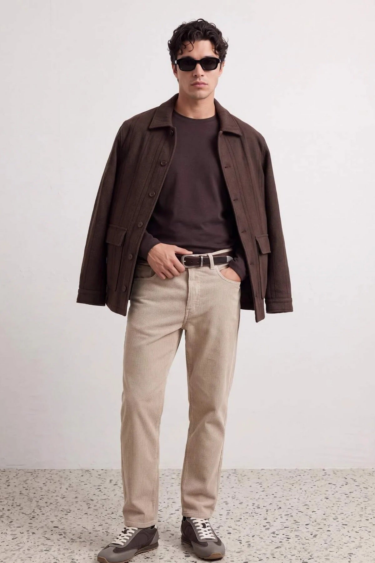Pantalone TMNAW27PL00013 - kamen [djesi-src-e44787ad74a8c66508a1b42303a939f534851b8c8f20ea6e0d4bbe4fe2d55d12]
