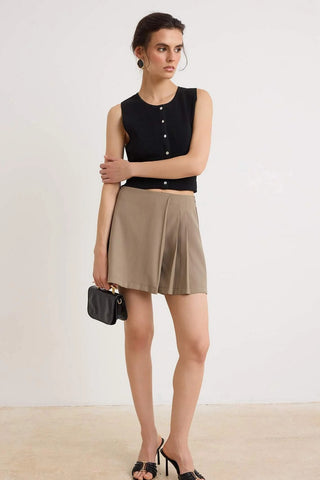 Šorts TWOSS26SR00235 - khaki [djesi-src-8e52a64c7bf13998a5664c20dd78b018543d176bba4a471e1094870ca0e33c07]