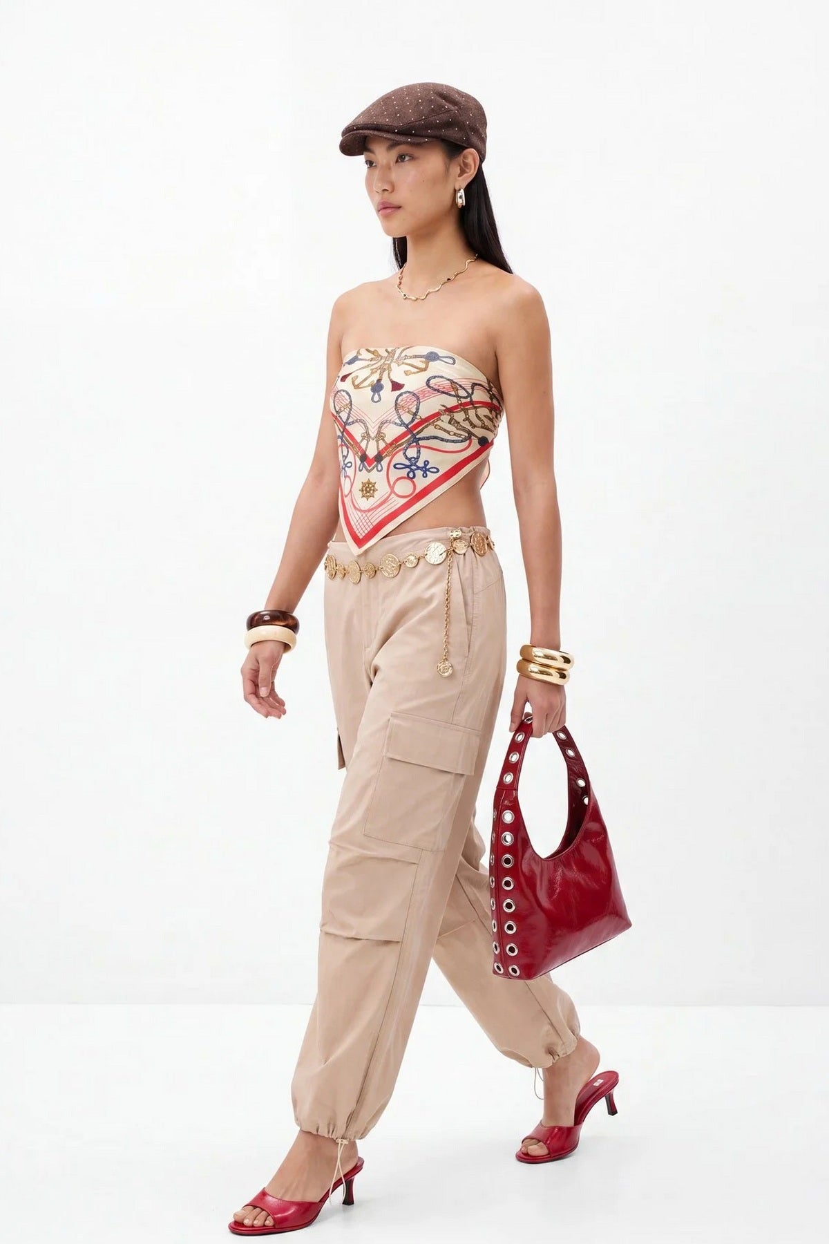 Pantalone TWOSS26PL00254 - kamen [djesi-src-fa543ee31f7b579f2efce7116632388baddf51e54e77b781964d19bc4a691b9d]