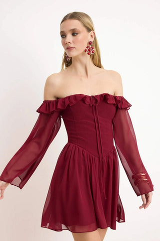 Haljine TPRSS23EL00096 - bordo [djesi-src-41f83b928d941551c05551eb0d989deae0a437ae224c0a2e74afac28937cca43]