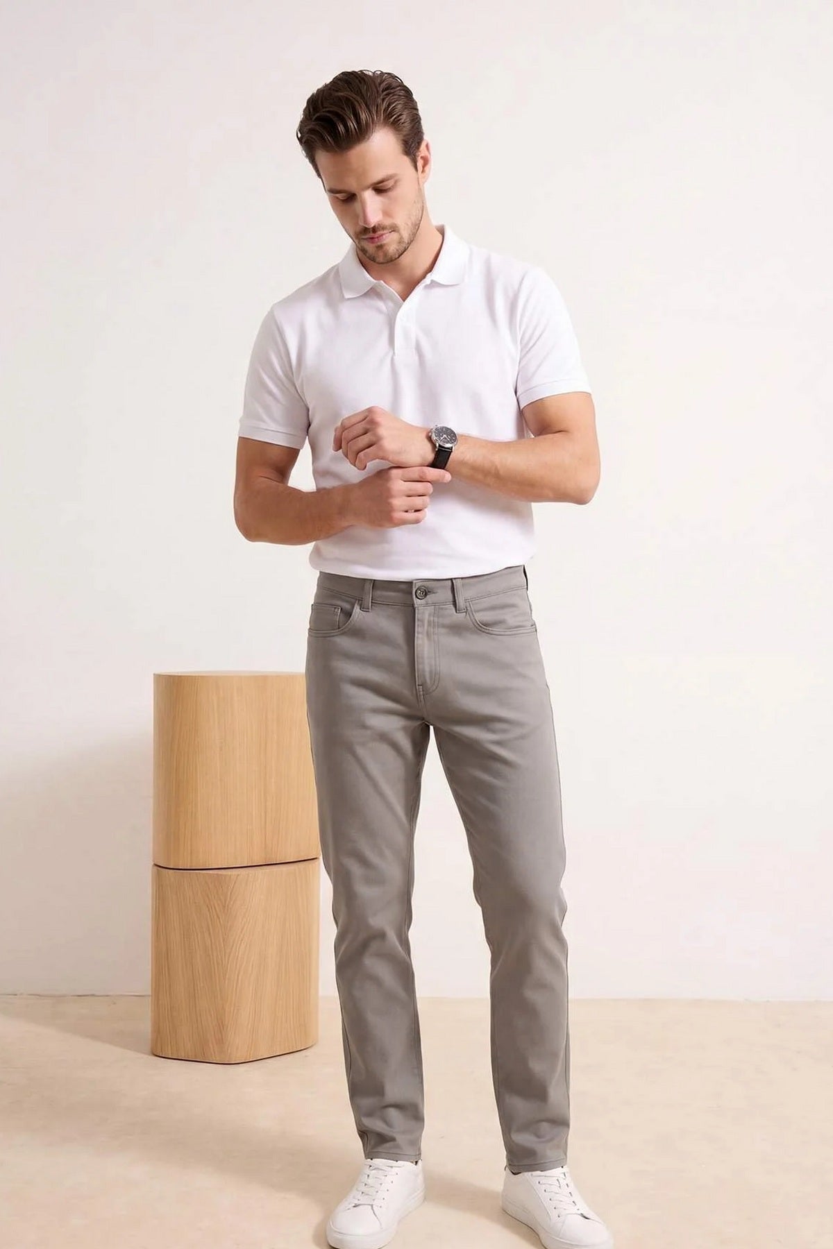 Pantalone TMNSS26PL00032 - khaki [djesi-src-c24f6de8ed04163a9965f36404cfb05d37ef64146d577dbe88efbd826a2e756f]