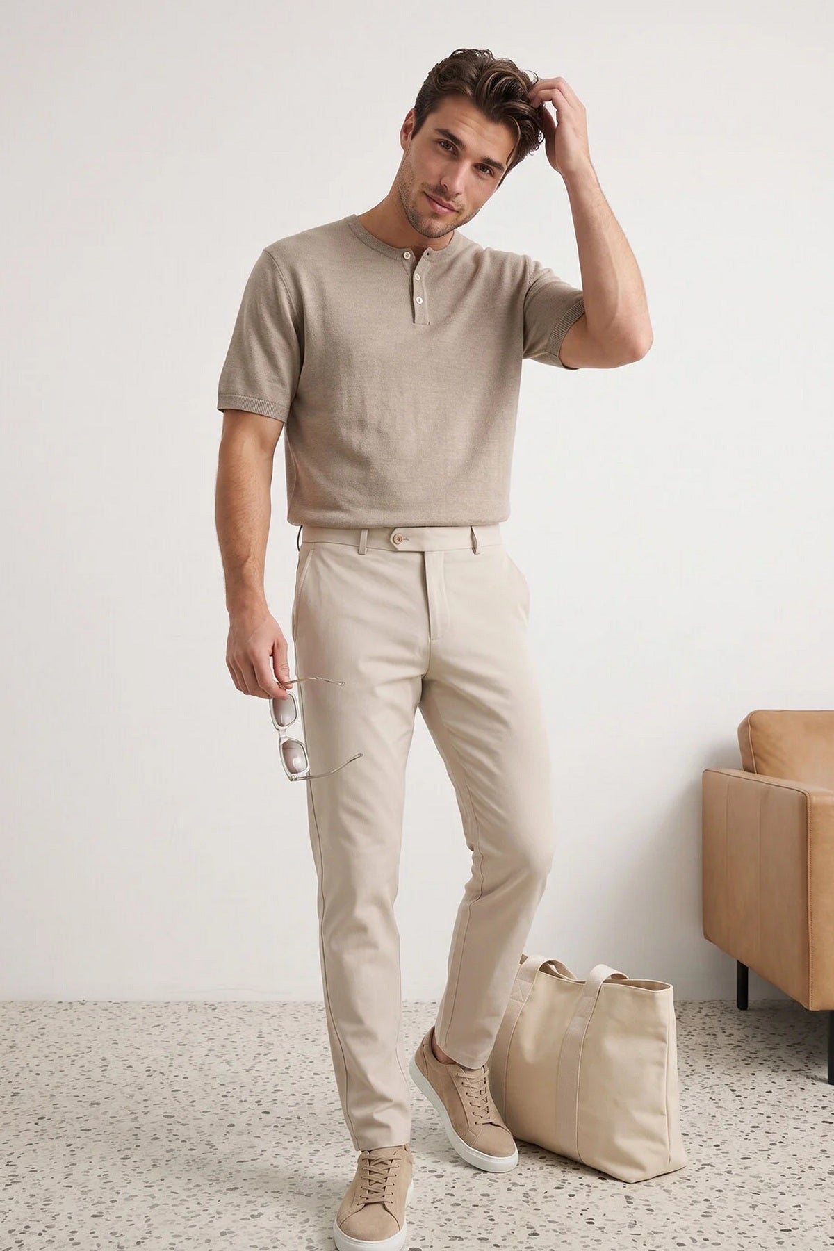 Pantalone TMNSS26PL00022 - bež [djesi-src-86cb17ef2e8b7b3bf36c694eb24bd46993640465f10180045e7c478166f8c0bb]