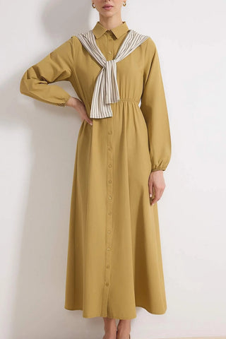 Haljine TCTSS25EB00015 - khaki [djesi-src-f7fa896993537d8fdf3d51e43514c45f33c07017d009b4463513acd663e93fa7]
