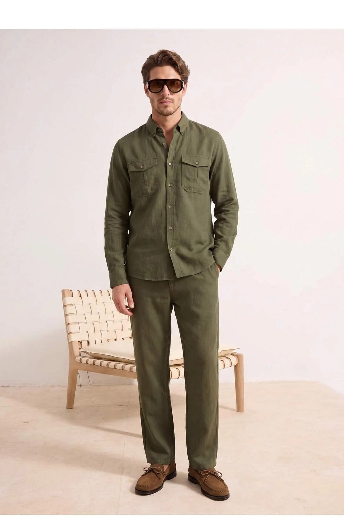 Komplet TMNSS26AU00001 - khaki [djesi-src-85c01bfd95e550fb698aae35c0737021e2bde938a4e9c720d6e5a438ce59944d]