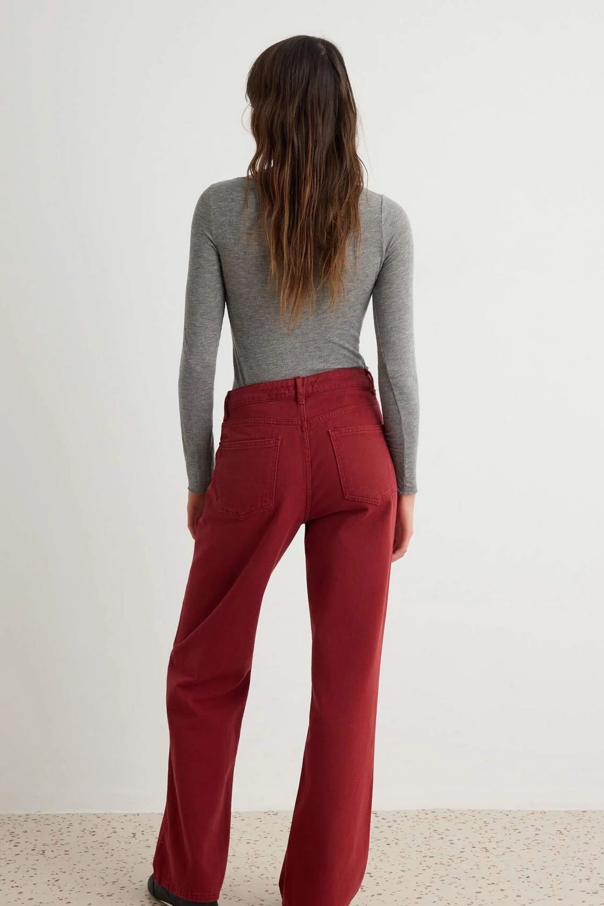 Farmerke TWOSS24JE00140 - bordo [djesi-src-2c8d2e9fe5ec22abb599e60709d0280ca32d765d9bacda81d7e869148fc52166]