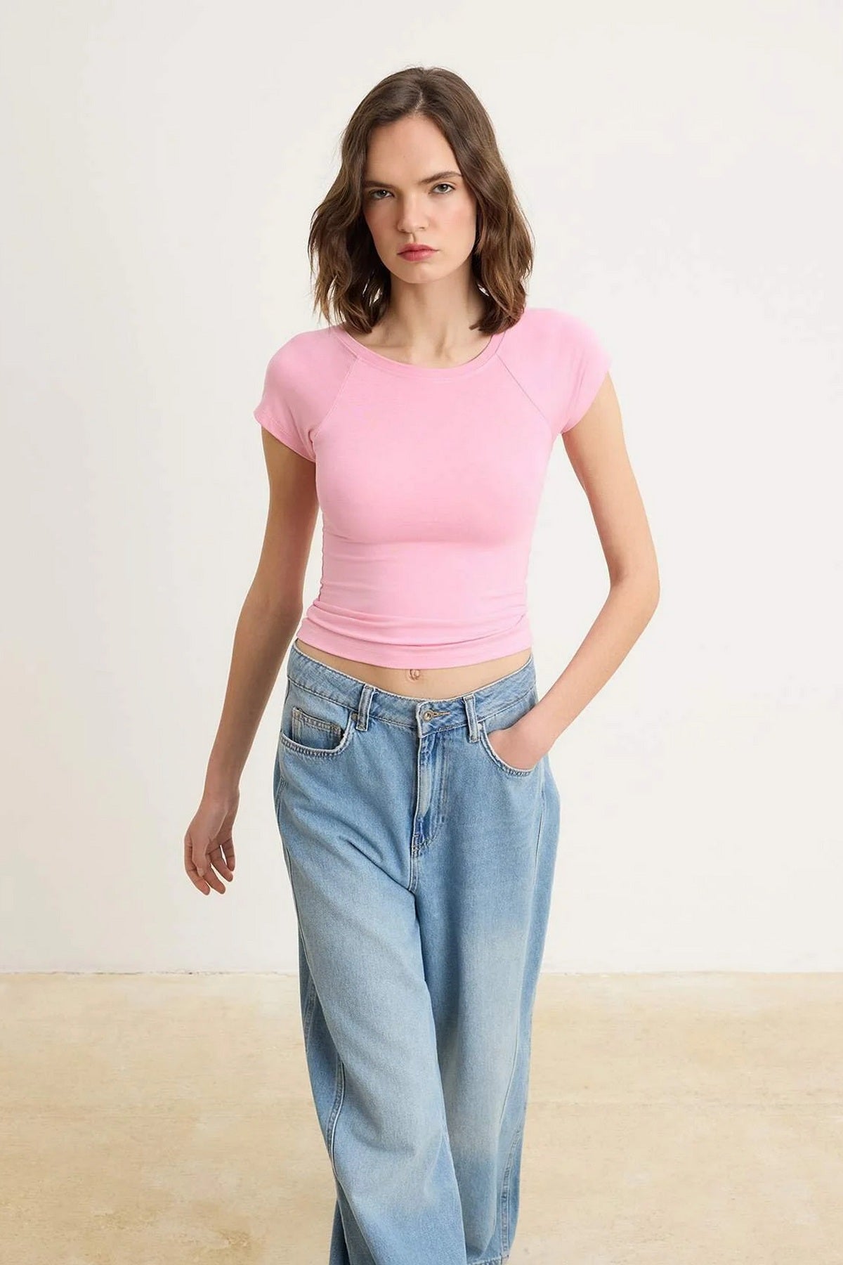 Majice TWOSS26TS00267 - roze [djesi-src-7e11bab5e046f53a4f4fb1faffb3cec36ebaebfec63af5e47e349ff9b311693e]