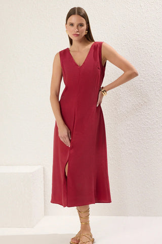Haljine TWOSS25EL00288 - bordo [djesi-src-186d996270b7ad22add0e42f2012f2dd927816dfe39ef775f5fe20e855e7e823]