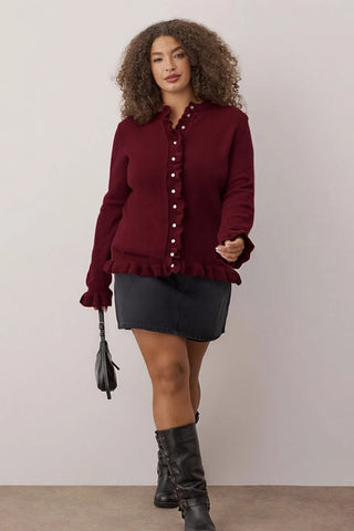 Kardigan TBBAW26AV00031 - bordo [djesi-src-6c53c8584fa2f8659666496ec502630aa357a8060534a6b0b868203f9516d5d1]