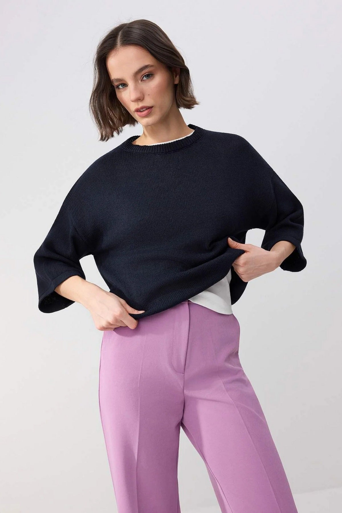 Bluze TWOSS26BZ00136 - teget [djesi-src-06c7d7c628593485e91d5344379388877e2b9f42a2ae0391478afeaf68cd38a2]