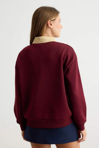 Dukserica TWOAW27SW00159 - bordo [djesi-src-5e315380802694000af94b34900aaa5bf151499e19281a331c1614769ee797e7]