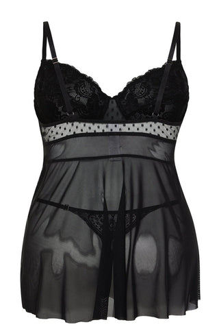 Babydoll spavaćica TBBSS24DH00001 - crna [djesi-src-6a8f3d4ed84d2ed165426c8f01fa80030857486f54c97f2647b8b78b6090a878]