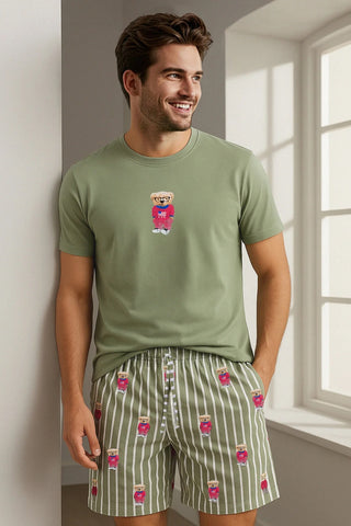 Pidžame TMNSS24PT00034 - khaki [djesi-src-2608d01168517662293c6c8e9397b342baff177b917f031e753d5c1adc0574b4]