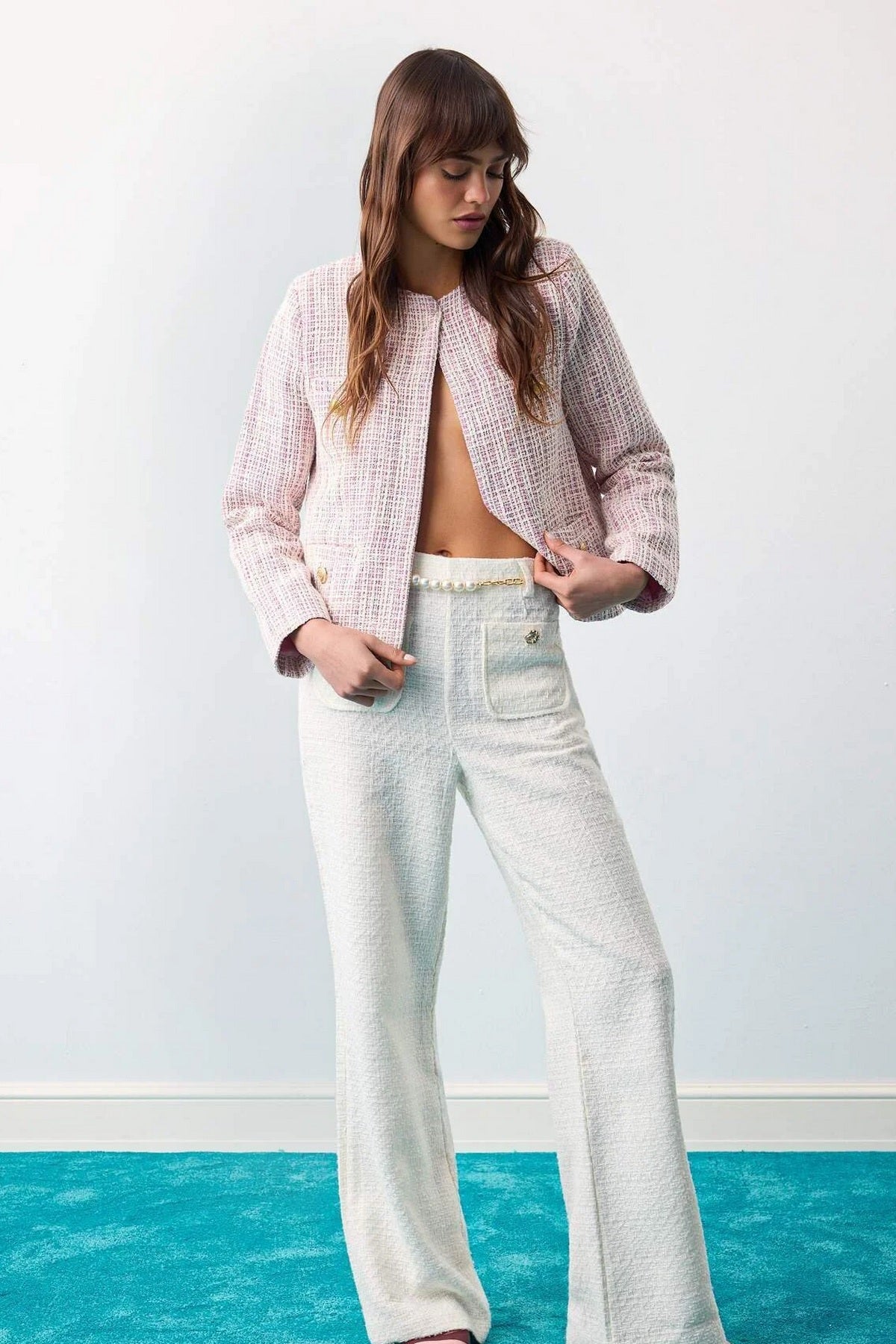 Pantalone TWOAW27PL00080 - ekru [djesi-src-3b08fc9ce803965a4ce67bd3381178a3342f0be6962f4d53cc5018de9bb6d787]
