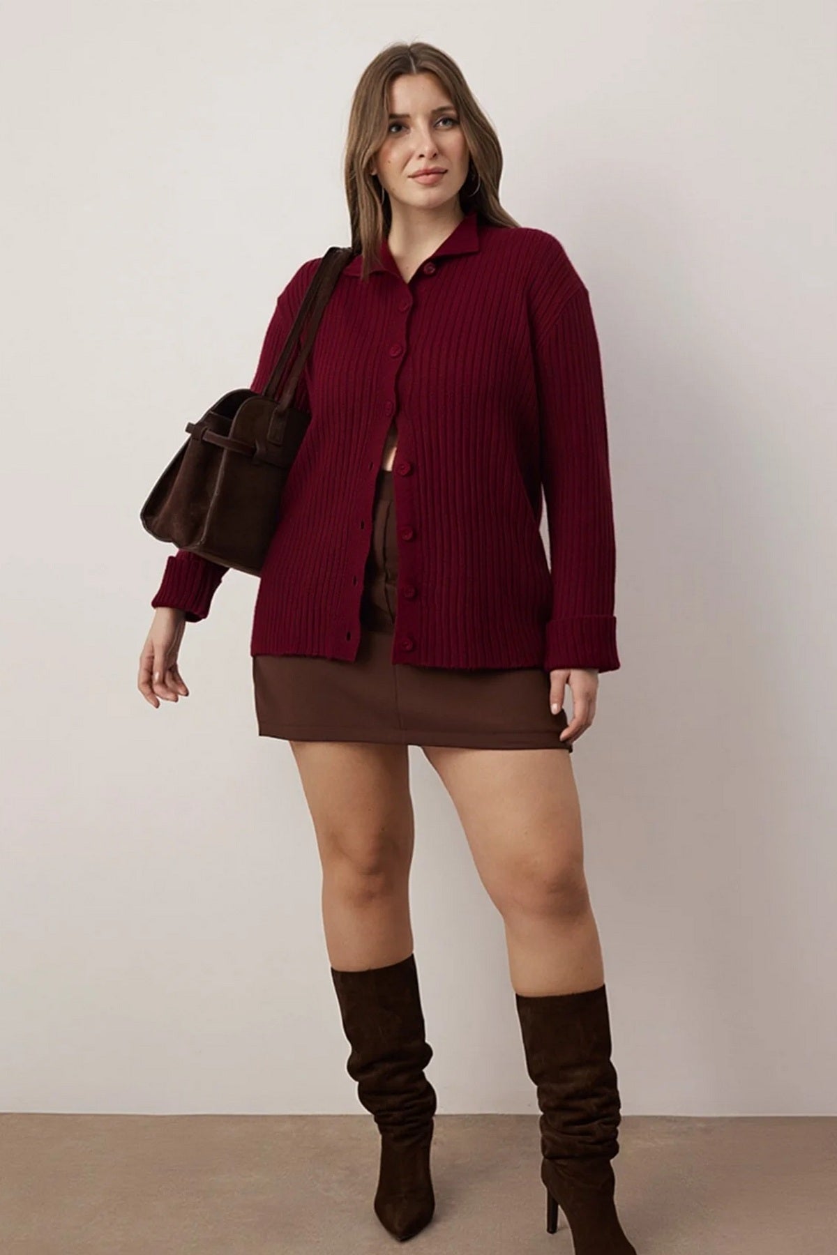 Kardigan TBBAW26AV00030 - bordo [djesi-src-fe410b04a22119d39556e3623dcad38b3890886f9c5bd482622fb26e05417902]