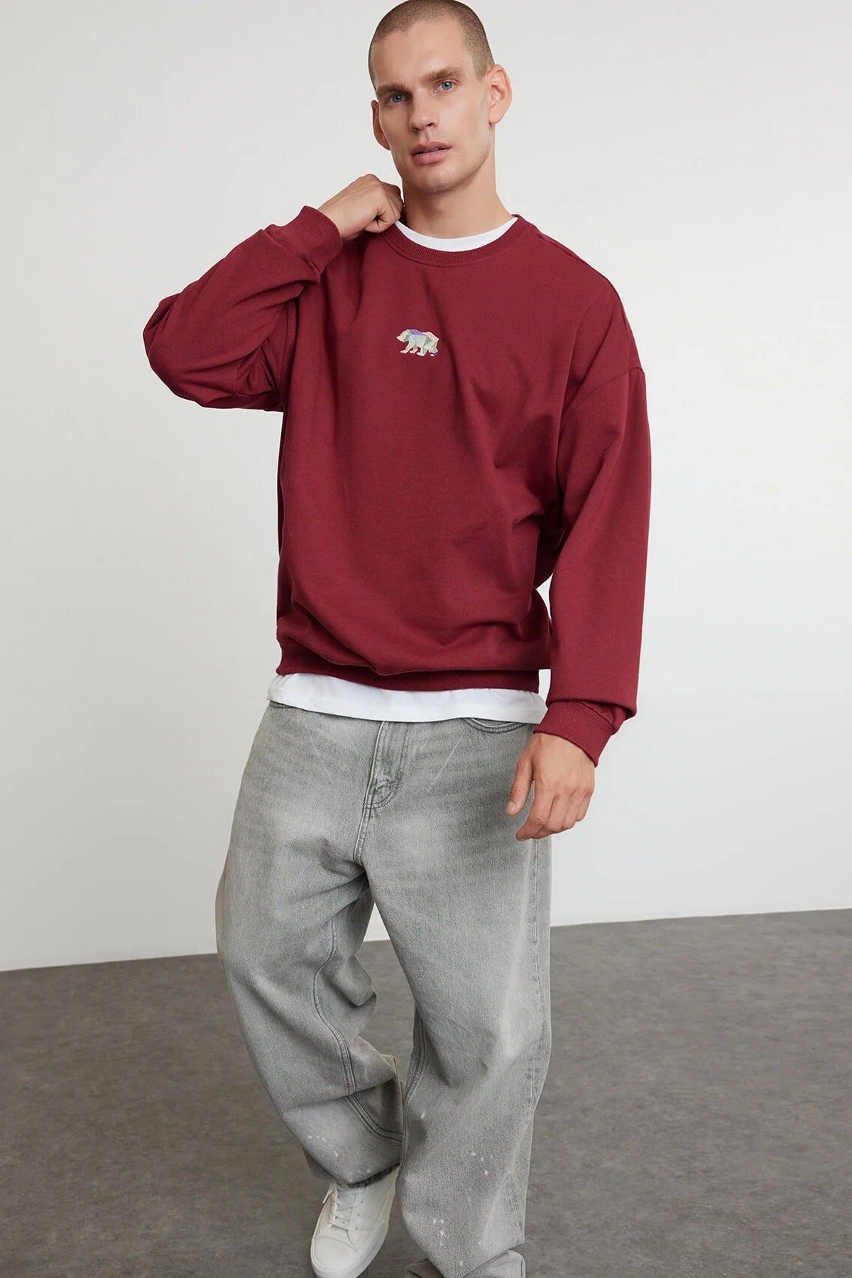Duksevi TMNAW23SW00191 - bordo [djesi-src-ad9d0804cecc06e22f4ccf6c064380496c7fb32233cec6e62ed8cf6fcedd6d67]