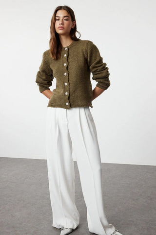 Kardigan TWOAW21HI0034 - khaki [djesi-src-505a807f747e9bac57c591646296f3dab2babf4827cd9b748c2cb9638fa45827]