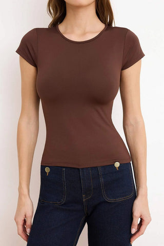 Majice TWOSS24TS00238 - braon [djesi-src-31d7f03e8bf069f9aef9f0251b9f4c8bda3d94405e26c2dc42e4505ed14482b4]