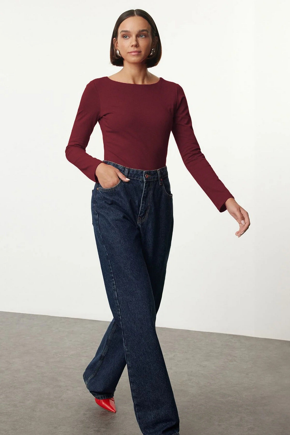 Bluze TWOAW24BZ00166 - bordo [djesi-src-35a2f59249d1a78bcca0ed890a4c9cd825cef185a37838e38153c441c428981a]