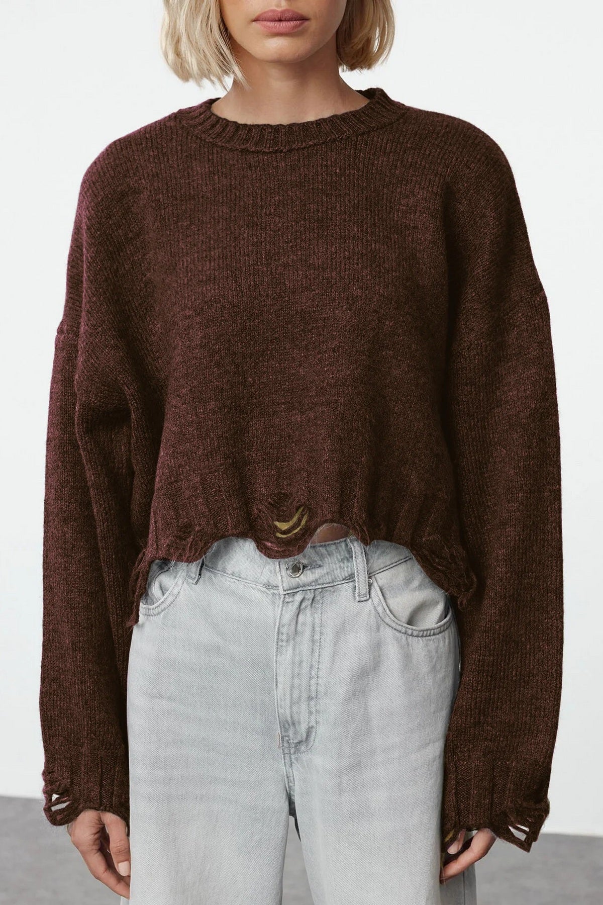 Džemper TWOAW24KZ00319 - braon [djesi-src-ead8fd98cfa92d1777fa88de4aadcf9f21db35218761f80409b4b738d48ccc12]