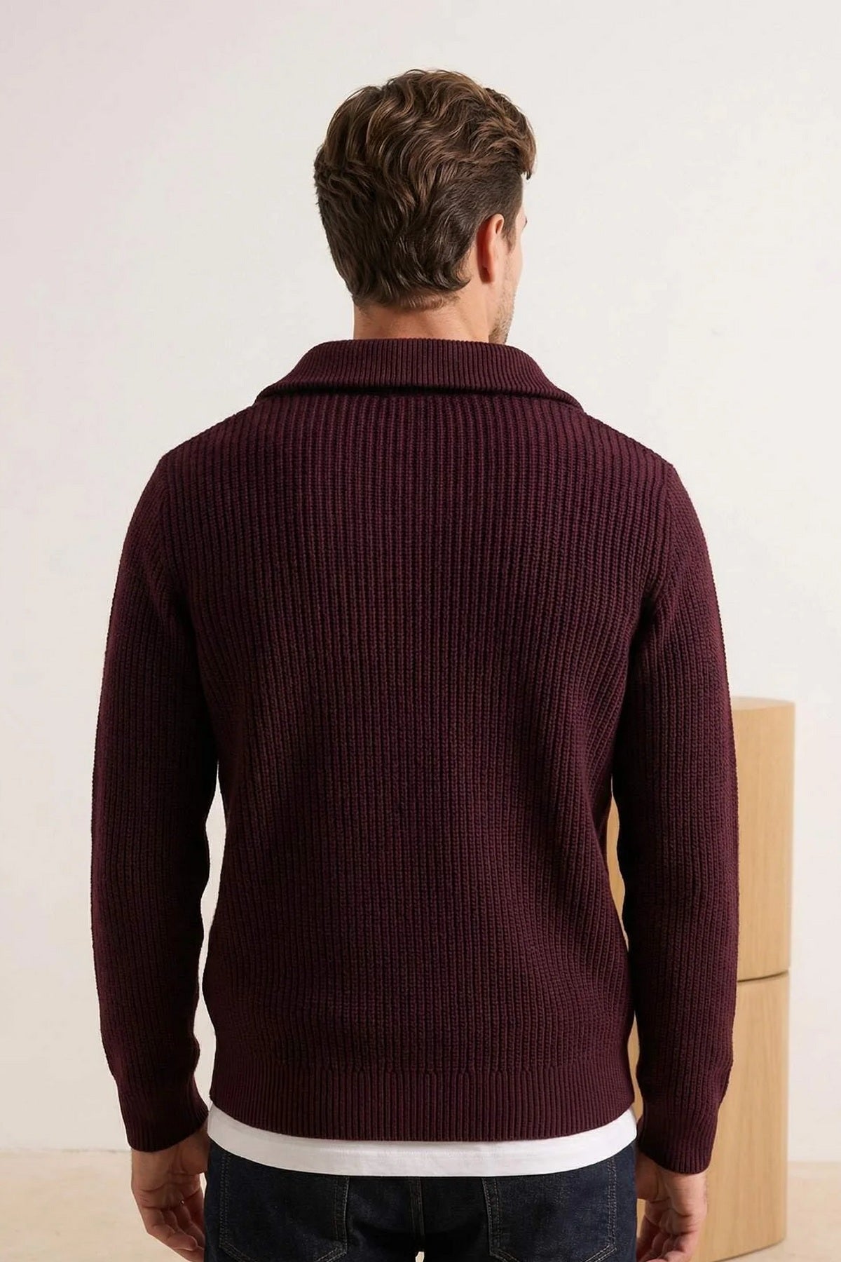 Dzemperi TMNAW22KZ0347 - bordo [djesi-src-29876e0eb7cc8932a6fffc491f65415eb9dfbb353a1068c4b253c57a2d293669]
