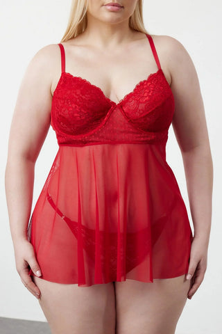 Babydoll spavaćica TBBSS24DH00001 - crvena [djesi-src-bd2289798c1d61e2691541f66251b86eff4313e8b4cfb45c24e77a41604fe1e3]