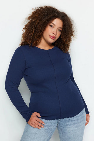 Bluze TBBAW24AF00035 - teget [djesi-src-89cffbab821db827016ad37a965e5e666202f4ad15192f8bd6eb6bd74f267333]