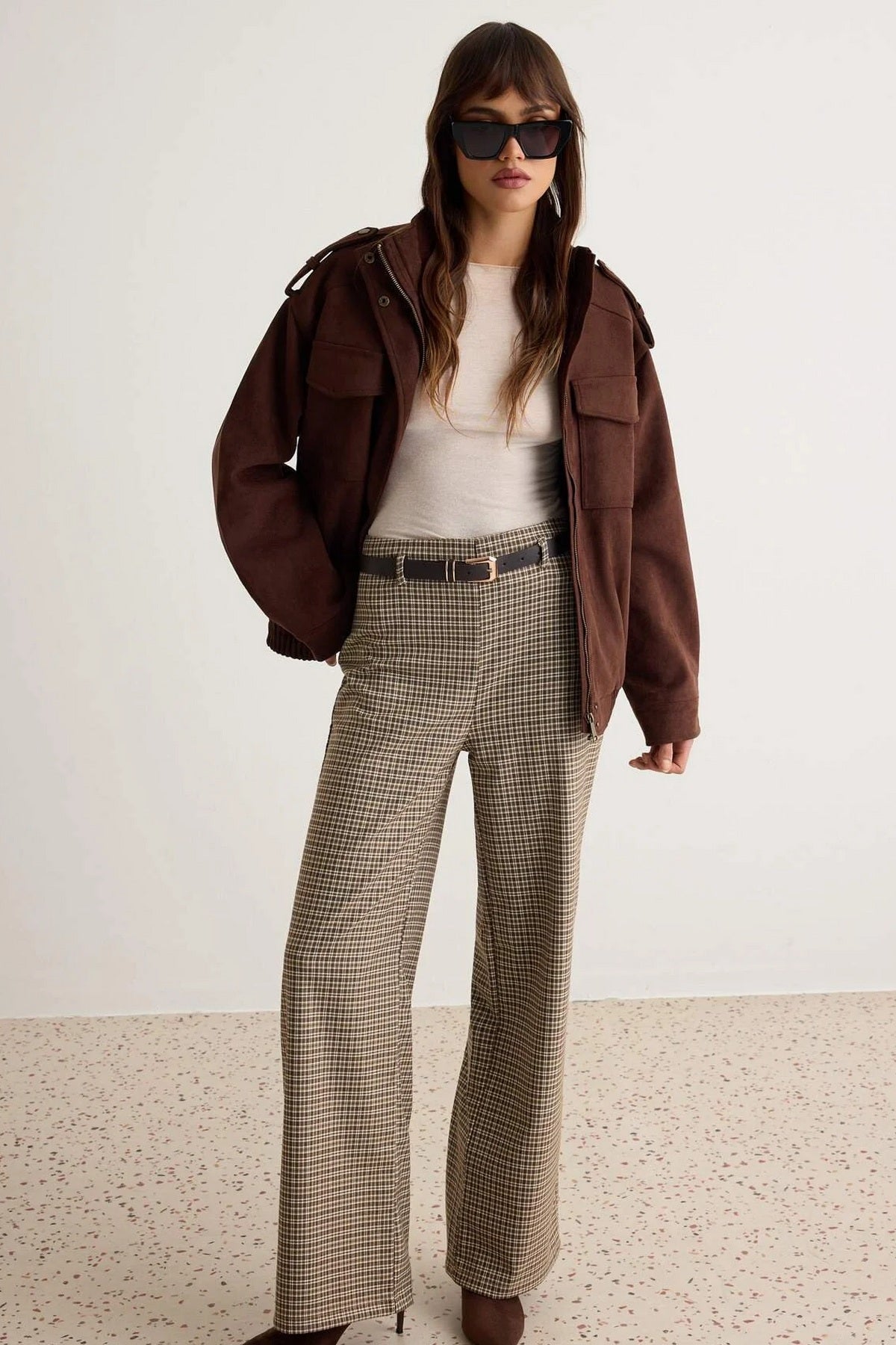 Pantalone TWOAW27PL00144 - braon [djesi-src-245326f25314dedf2fb04eb4bbf37a2a9ca8761622853180af2fd5848243eafd]