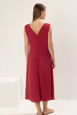 Haljine TWOSS25EL00288 - bordo [djesi-src-56483218e5187108551bd81c19f22360b5b5dc051c0641526a4dd10cc850681d]