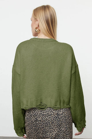 Džemper TWOAW24KZ00319 - khaki [djesi-src-17d489b97dcf5478837d2cd770175046526decc62fd86cb984dfec66a45f74e1]