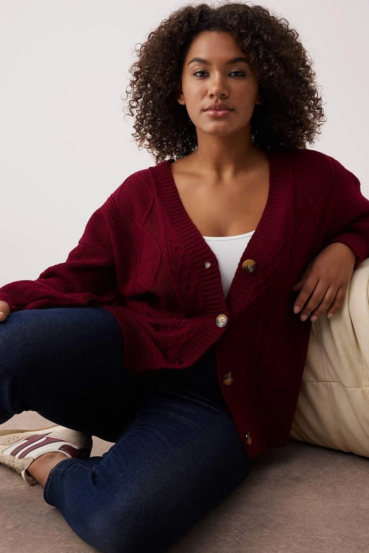 Kardigan TBBAW23AV00085 - bordo [djesi-src-a911c3b8b5b3a070fcafdd3d96847647a8d0436db041bbd8d23e716f41cc17d7]